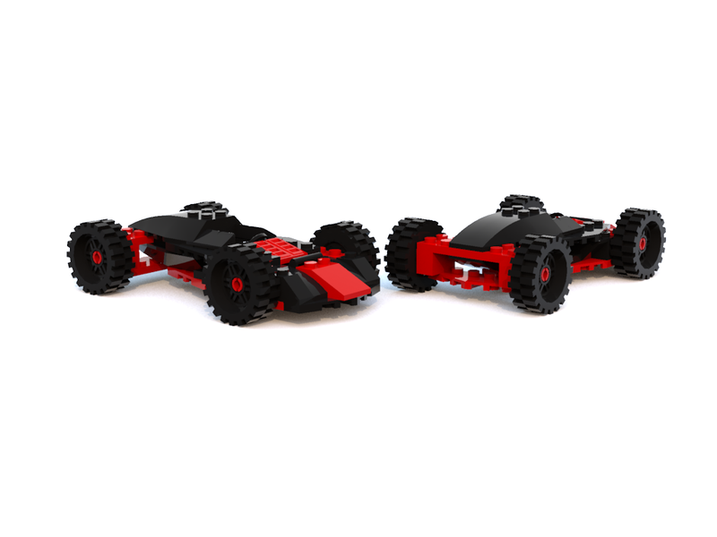 Illustration for article titled When I'm bored, I build racecars out of virtual Lego bricks